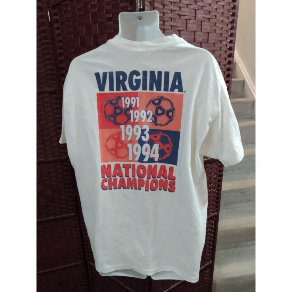 Vintage Virginia Cavaliers Soccer National Champions T Shirt 90s Virginia Rules